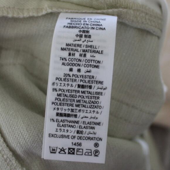 NWT Bonpoint Girls Sienna Style Straight Leg Chino Trousers Pants 12 Cream - Picture 9 of 9